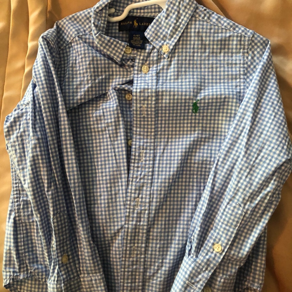 Boys long sleeve button down